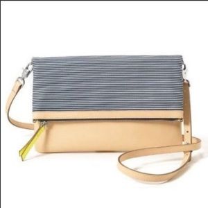 Stella and dot crossbody striped bag
